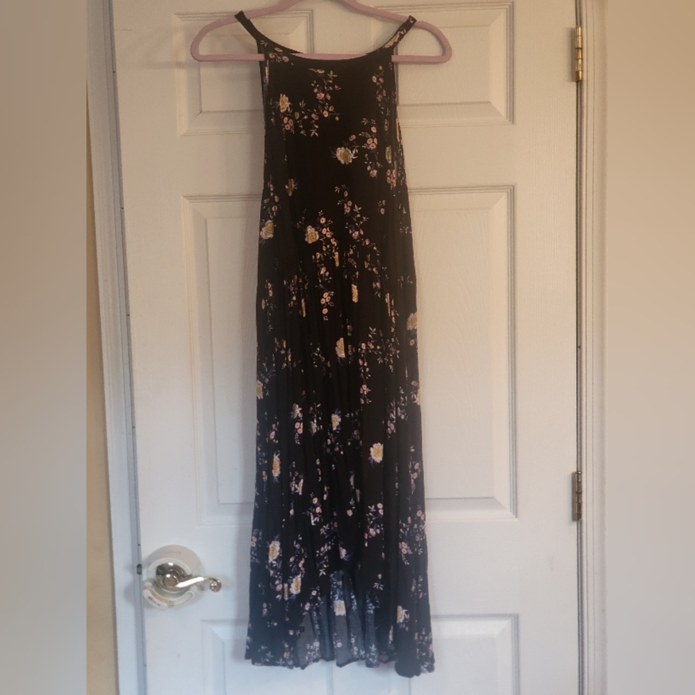 Torrid Size 2 Women's High-Low Floral Print Dress With Keyhole Back
